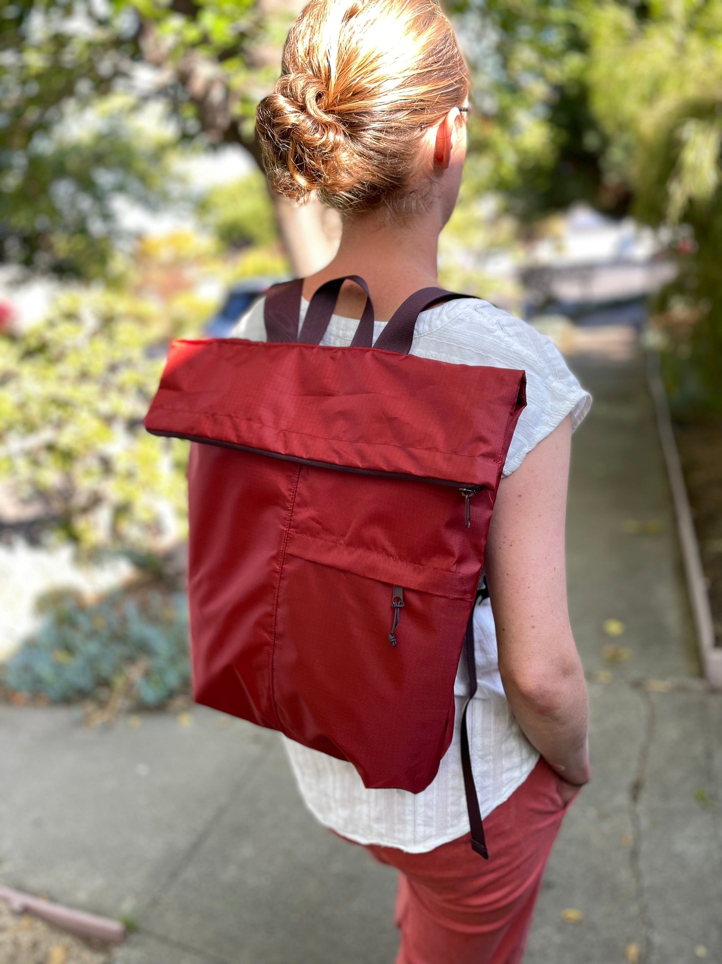 foldable backpack for travel - flip & tumble - best packable backpack for travel, this packable foldable rucksack style is great for travel